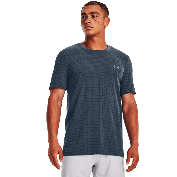Tricou bărbătesc Under Armour UA Seamless Grid SS 3XL Gri photo 2