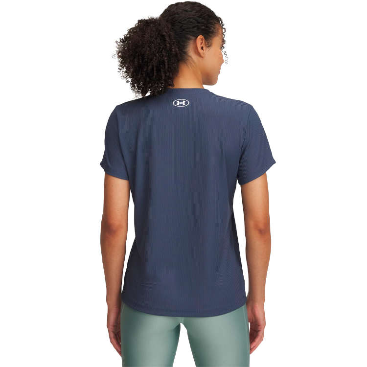 Tricou Under Armour Tech Rib SSC / Femei / S / Gri photo 3