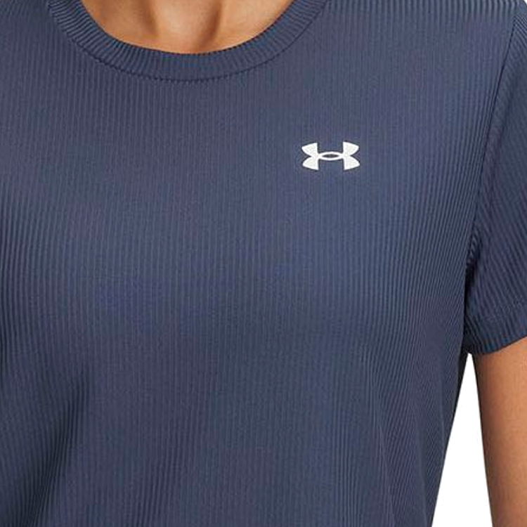Tricou Under Armour Tech Rib SSC / Femei / S / Gri photo 4