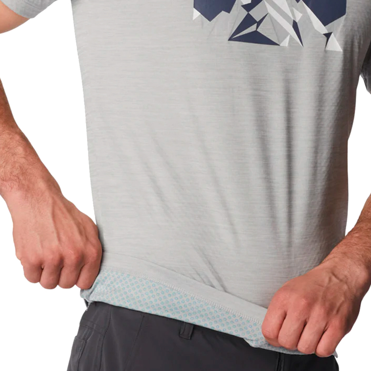 Tricou bărbătesc Columbia Zero Rules Short Sleeve Graphic Shirt S Gri photo 3