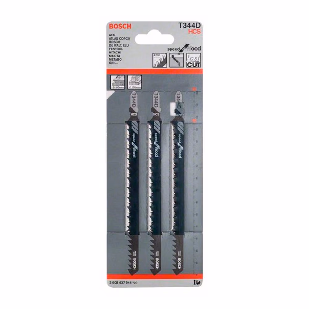 Set de panze de ferastrau pentru puzzle Bosch 2608637944