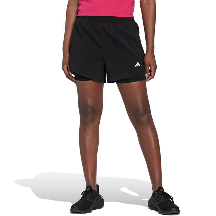 Шорты Adidas W MIN 2IN1 SHO / Женский / 2XS / Черный photo 2