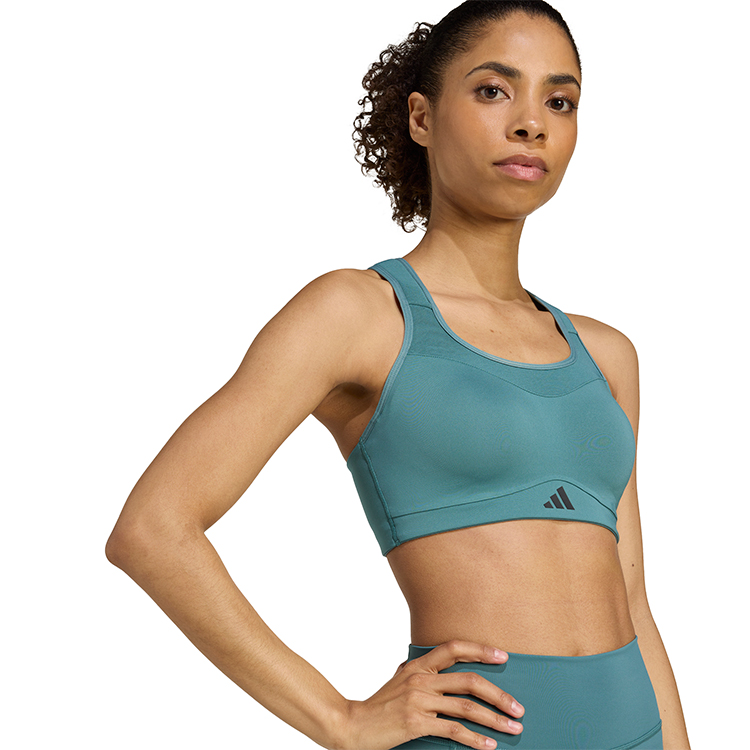 Bra sportive Adidas TLRDIM HS BRA S Verde Femei photo 3
