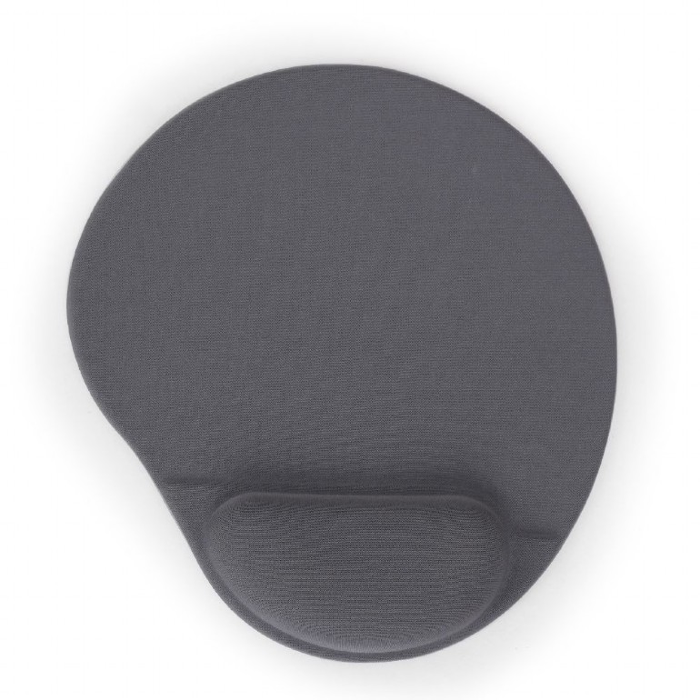 Gembird MP-GEL-GR, Gel mouse pad with wrist support, grey photo 1 Gembird MP-GEL-GR, Gel mouse pad with wrist support, grey photo 1