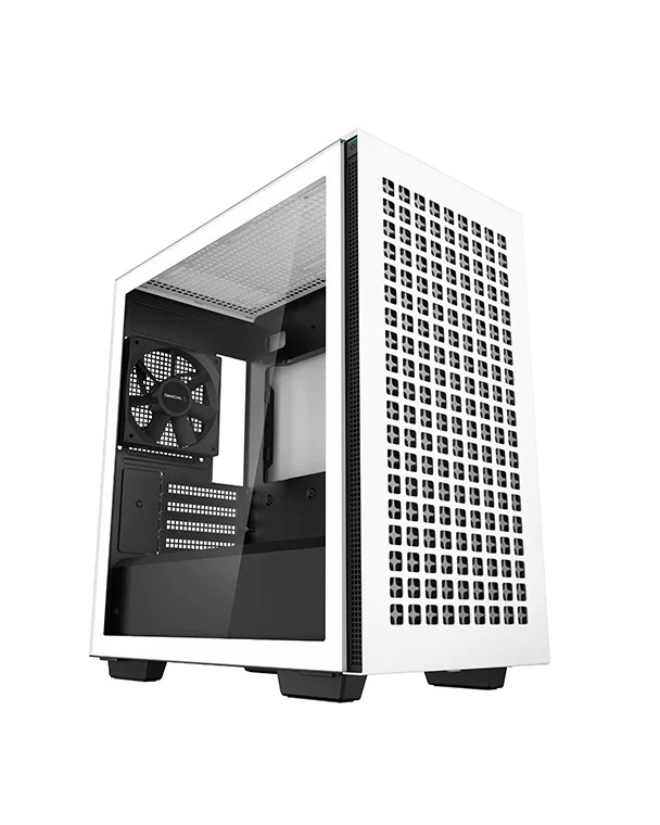 Carcasa DEEPCOOL CH370 WH / w/oPSU / Side-Window / 1x120mm / ATX / White photo 1