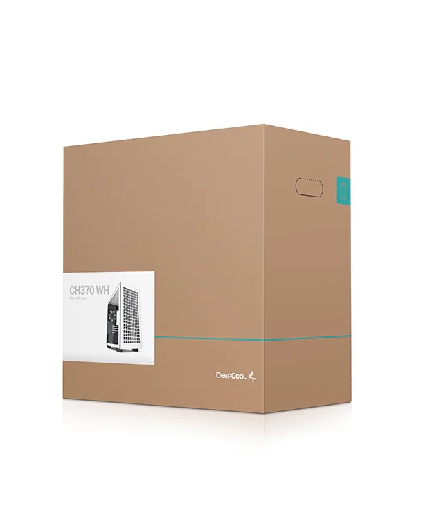 Carcasa DEEPCOOL CH370 WH / w/oPSU / Side-Window / 1x120mm / ATX / White photo 6