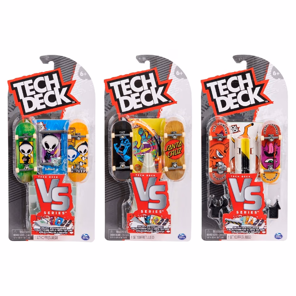 Tech Deck Versus in asort.