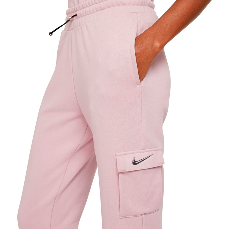 Брюки Nike W NSW SWSH PANT FT MR XS Розовый Женский photo 6