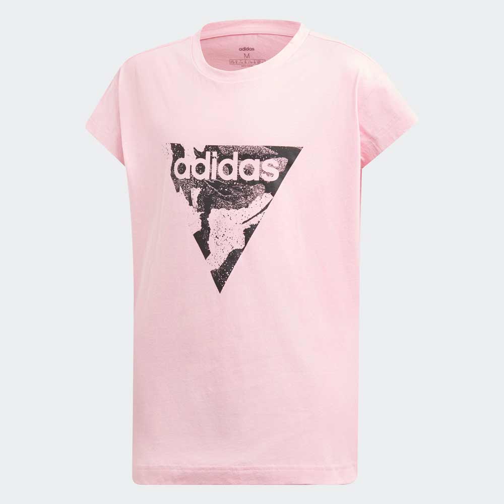 Футболка Adidas YG E AOP TEE / Женский / 158 / Розовый photo 1