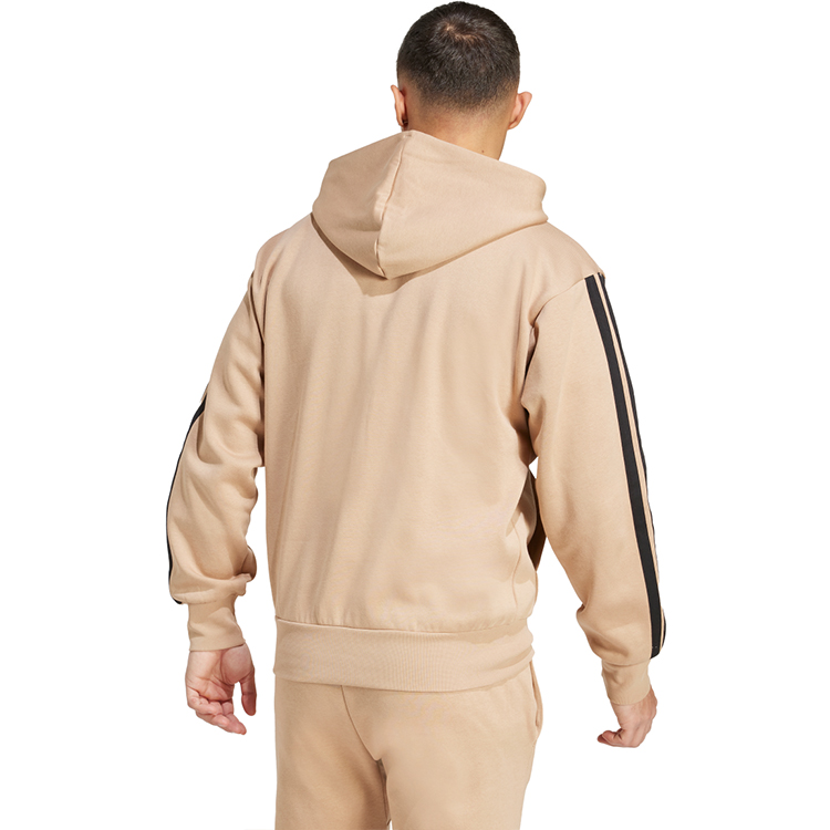 Hanorac pt bărbați Adidas M 3S FL FZ HD S Maro photo 2