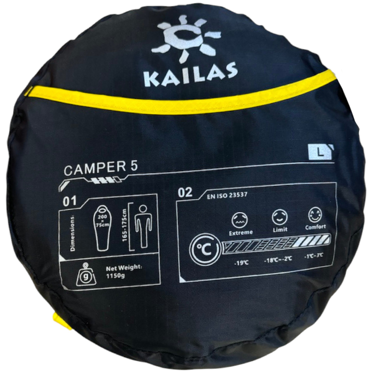 Sac de dormit -3 grade Kailas CAMPER 5 Sleeping Bag photo 3