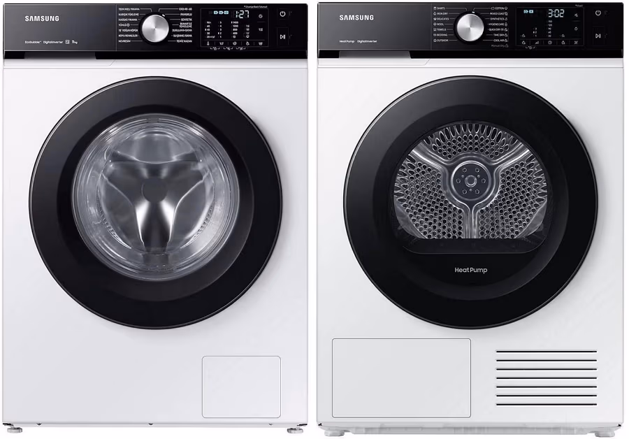Комплект из двух приборов Samsung WW11BBA046AELE+DV90BBA245, 