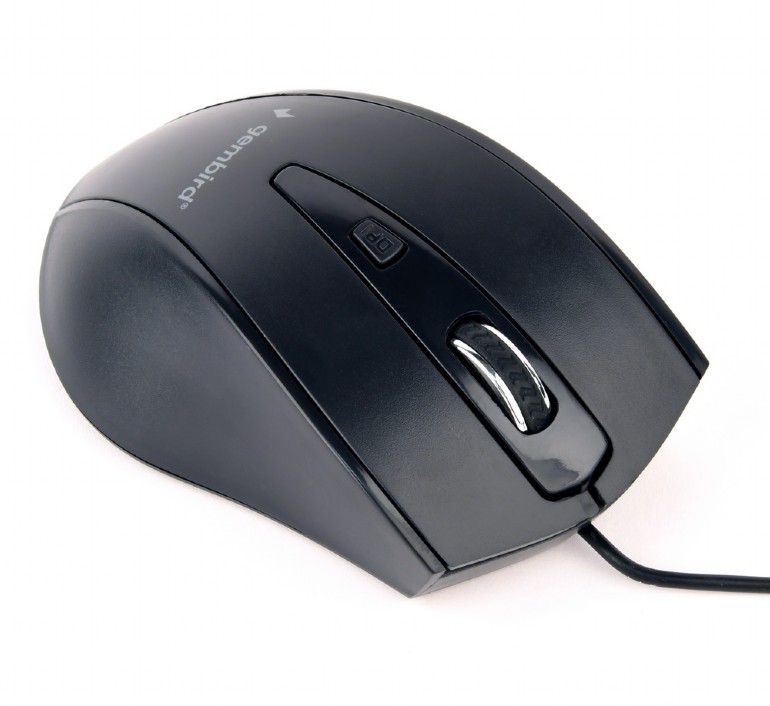 Gembird MUS-4B-02, Optical Mouse, 1200dpi, 4-button, USB, Black photo 2