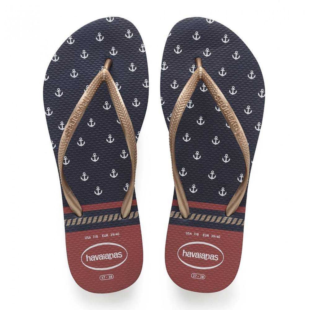 Slapi Havaianas KIDS SLIM / 27/28 cm / Rosu-albastru photo 1 Slapi Havaianas KIDS SLIM / 27/28 cm / Rosu-albastru photo 1