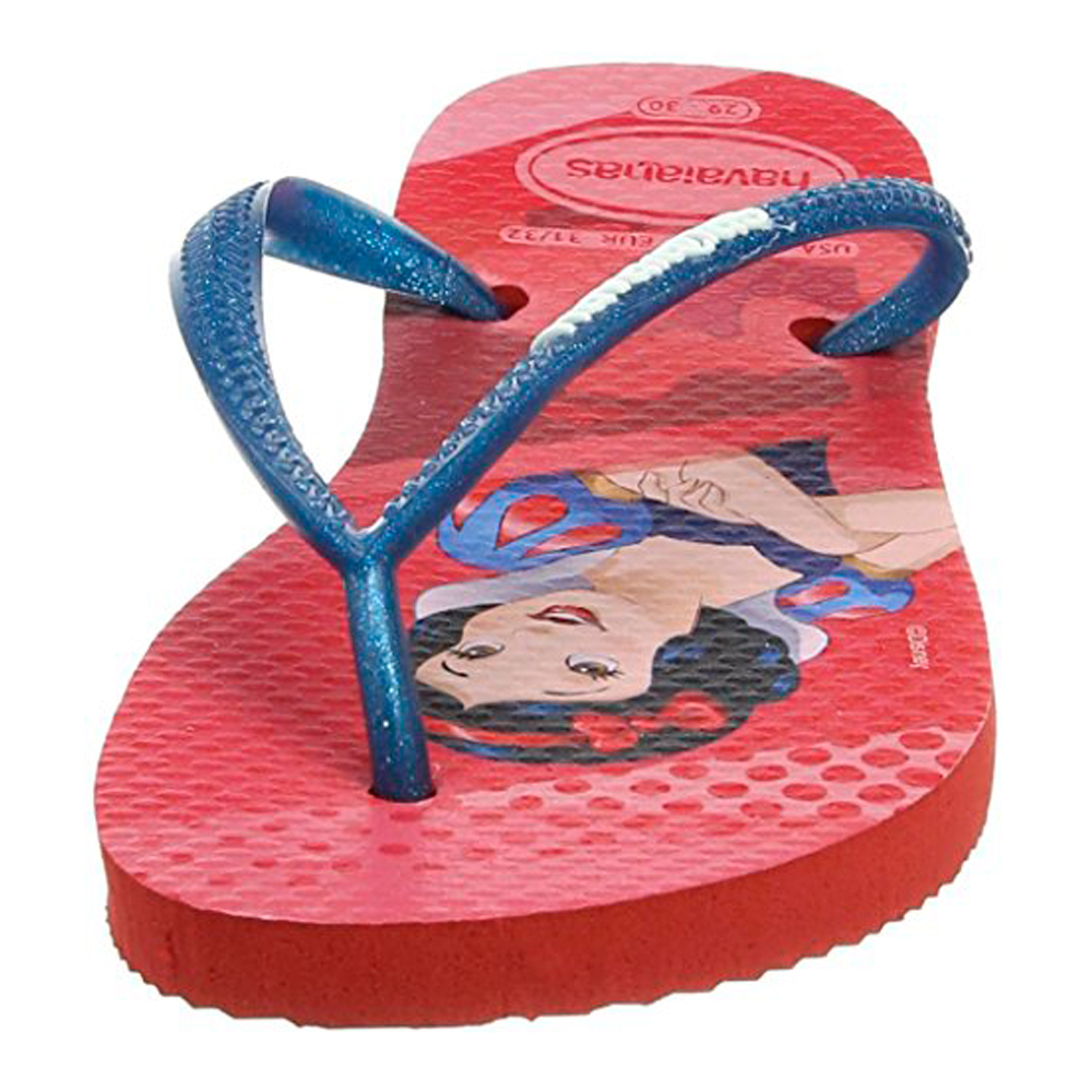 Slapi Havaianas KIDS SLIM / 27/28 cm / Rosu-albastru photo 4