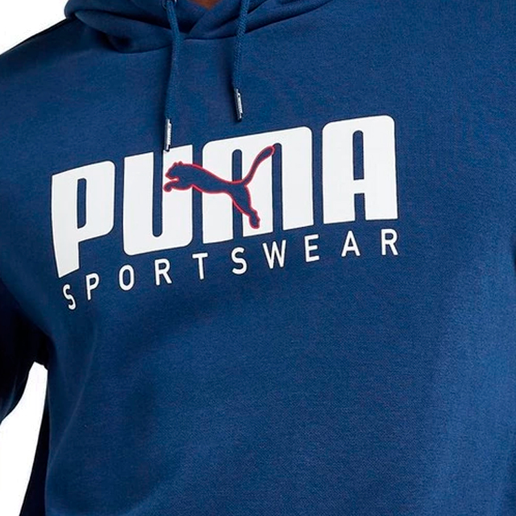 Hanorac pt bărbați Puma Key Graphic Hoodie FL S Albastru photo 4