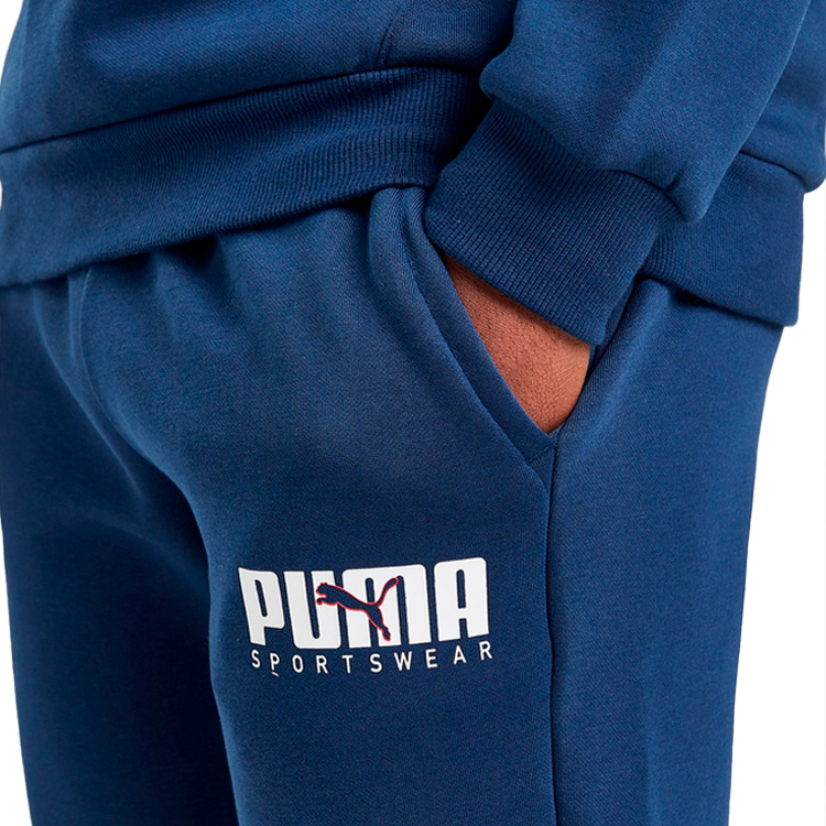 Брюки Puma Key Graphic Pants FL S Синий Мужской photo 4
