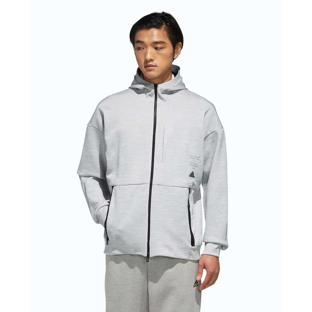 Hanorac pt bărbați Adidas M ID SWEAT HD S Gri photo 2