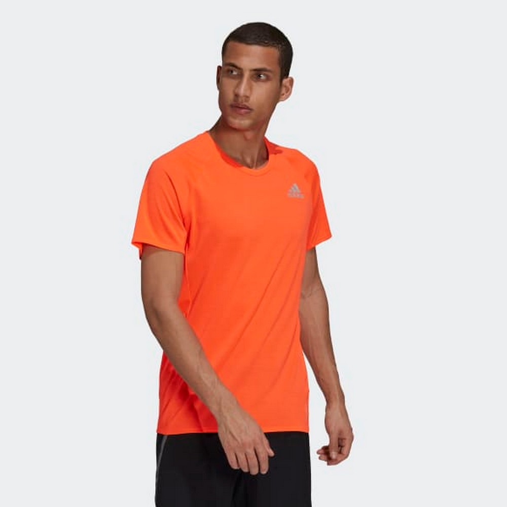 Футболка мужская Adidas ADI RUNNER TEE XS Оранжевый photo 2