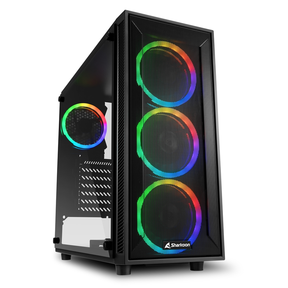 Компьютер ATOL PC1540MP - Gaming A-RGB#4 / IAMD Ryzen 7 / 32GB / 1TB SSD + 3TB / RTX4060 / Black photo 1