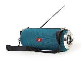 Boxa portabila Gembird SPK-BT-17-G, Green / 10W / Bluetooth / USB / microSD / 1200 mAh photo 1