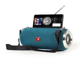 Boxa portabila Gembird SPK-BT-17-G, Green / 10W / Bluetooth / USB / microSD / 1200 mAh thumbnav 2