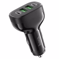 Incarcator auto USB HOCO ”NZ11 Guide” / 2xUSB + 2xUSB-C / 72W / up to PD36W / QC3.0 / Black