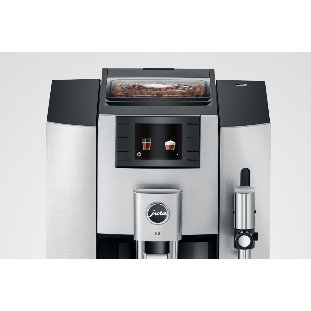 Aparat de cafea Espresso JURA E8 Moonlight Silver, 15336 / / Espresso photo 3