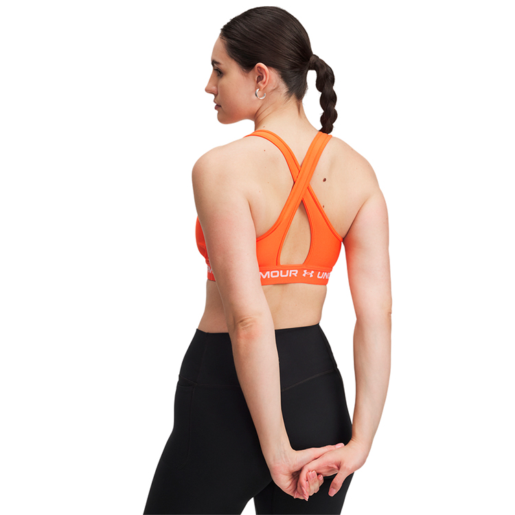 Bra sportive Under Armour CROSSBACK MID BRA / Femei / L / Portocaliu photo 2