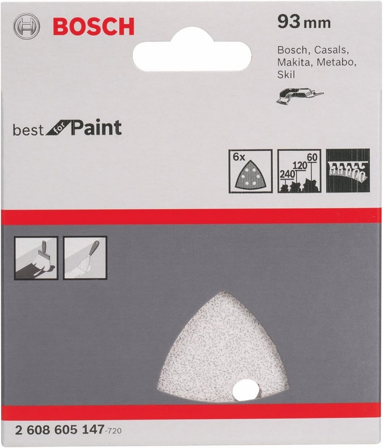 Шлифлист Bosch 2608605147 photo 2