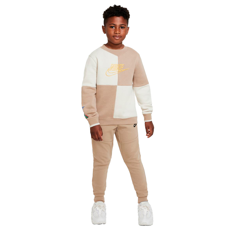 Pantaloni Nike B NSW TCH FLC PANT / Barbati / S / Bej photo 3