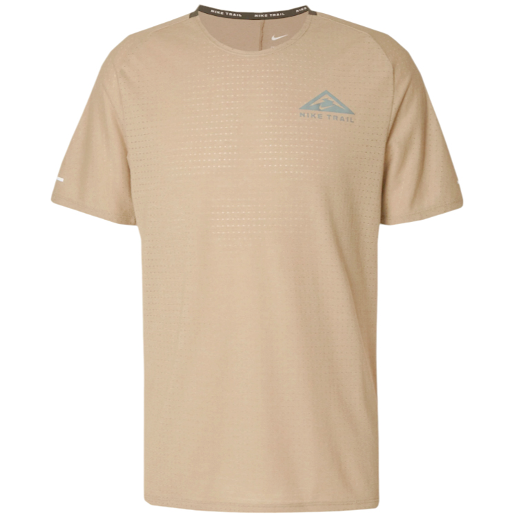 Tricou bărbătesc Nike M NK DF SOLAR CHASE SS TOP S Bej photo 1