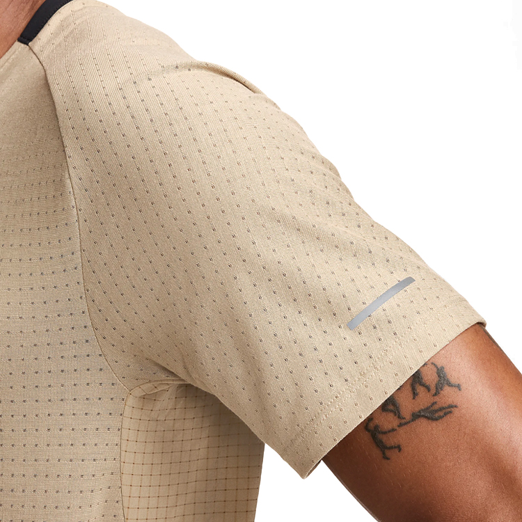Tricou bărbătesc Nike M NK DF SOLAR CHASE SS TOP S Bej photo 2