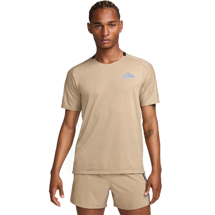 Tricou bărbătesc Nike M NK DF SOLAR CHASE SS TOP S Bej photo 4