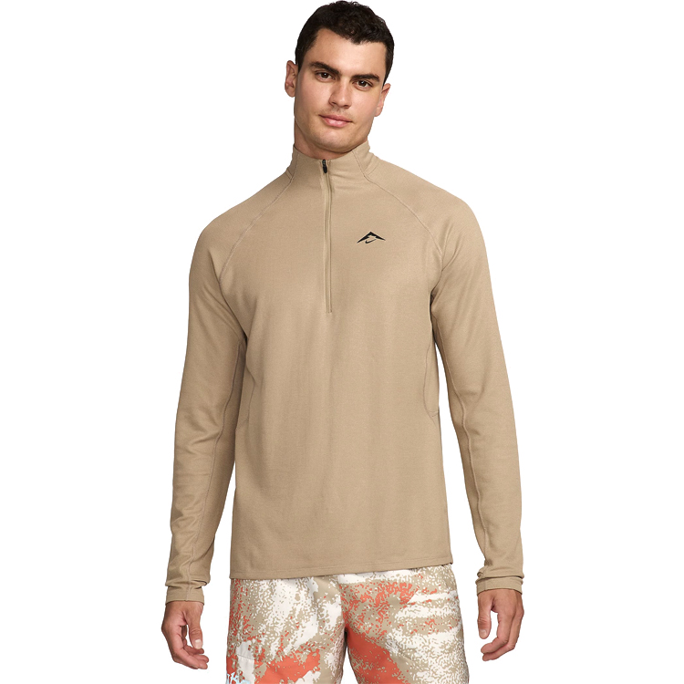 Мужская Толстовка Nike M NK DF TRAIL MIDLAYER HZ L Бежевый photo 3
