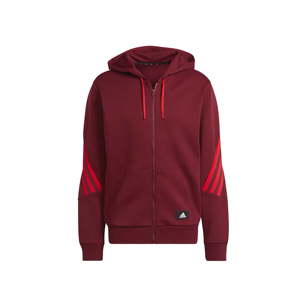 Hanorac pt bărbați Adidas M FI 3S FZ S Bordo photo 1 Hanorac pt bărbați Adidas M FI 3S FZ S Bordo photo 1