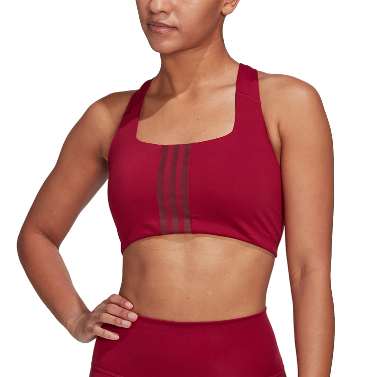 Спортивное бра Adidas PWI MS    / Женский / SAC / Бордовый photo 2