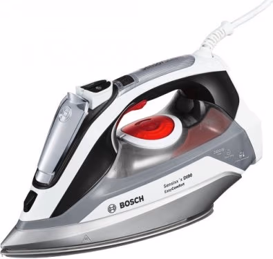 Утюг Bosch TDI90EASY, 2400 Вт, 180 г/мин и более, 400 мл, Серый/Белый