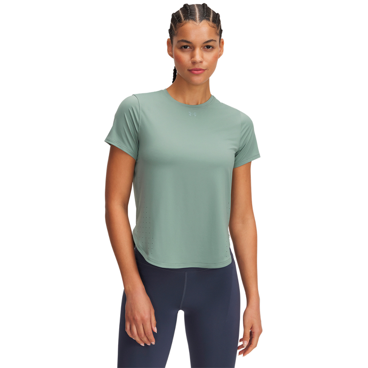 Tricou Under Armour UA Launch Elite Shortsleeve / Femei / L / Verde photo 1 Tricou Under Armour UA Launch Elite Shortsleeve / Femei / L / Verde photo 1