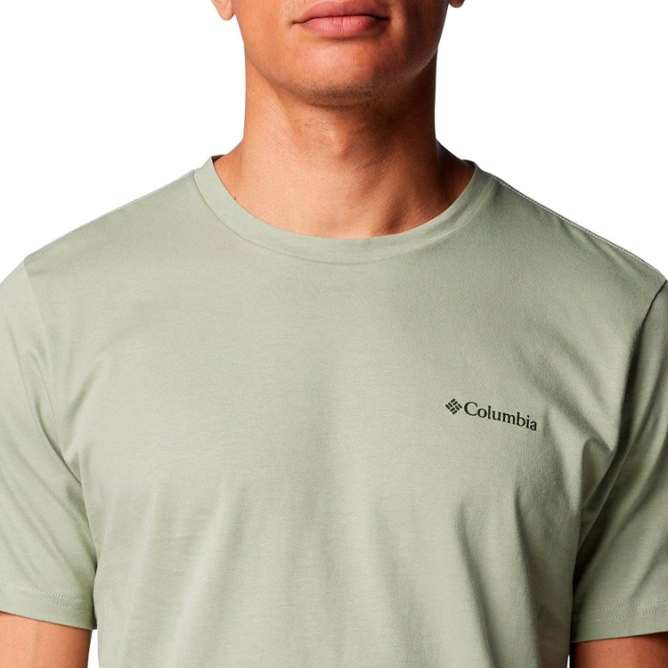Tricou bărbătesc Columbia Rapid Ridge Back Graphic Tee II L Verde photo 2