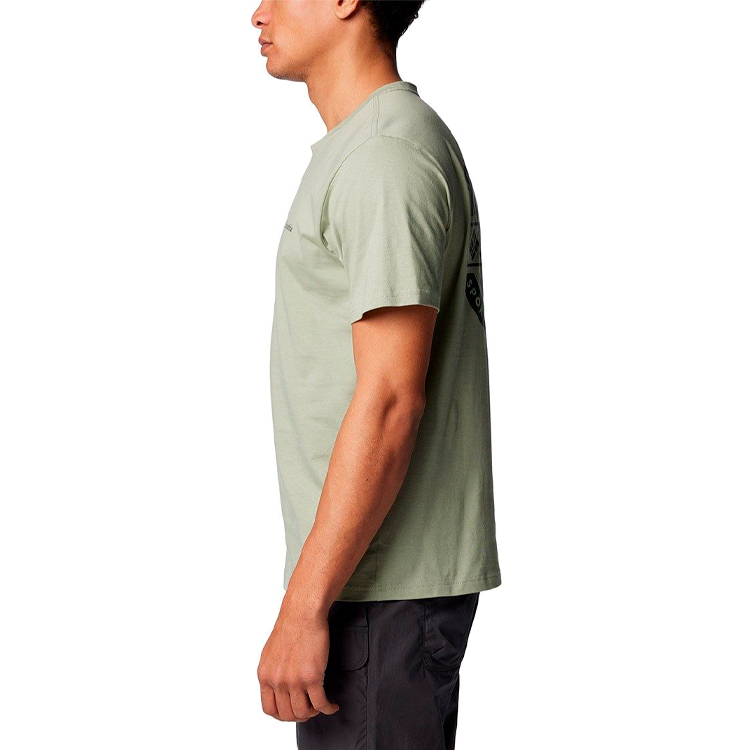 Tricou bărbătesc Columbia Rapid Ridge Back Graphic Tee II L Verde photo 3
