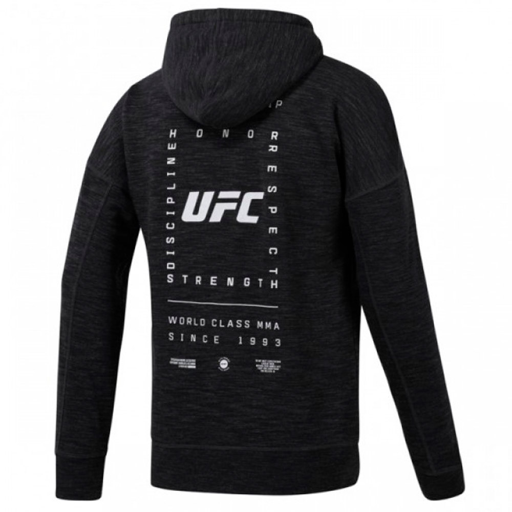 Hanorac pt bărbați Reebok UFC FG FIGHT WEEK HOODIE S Negru photo 2