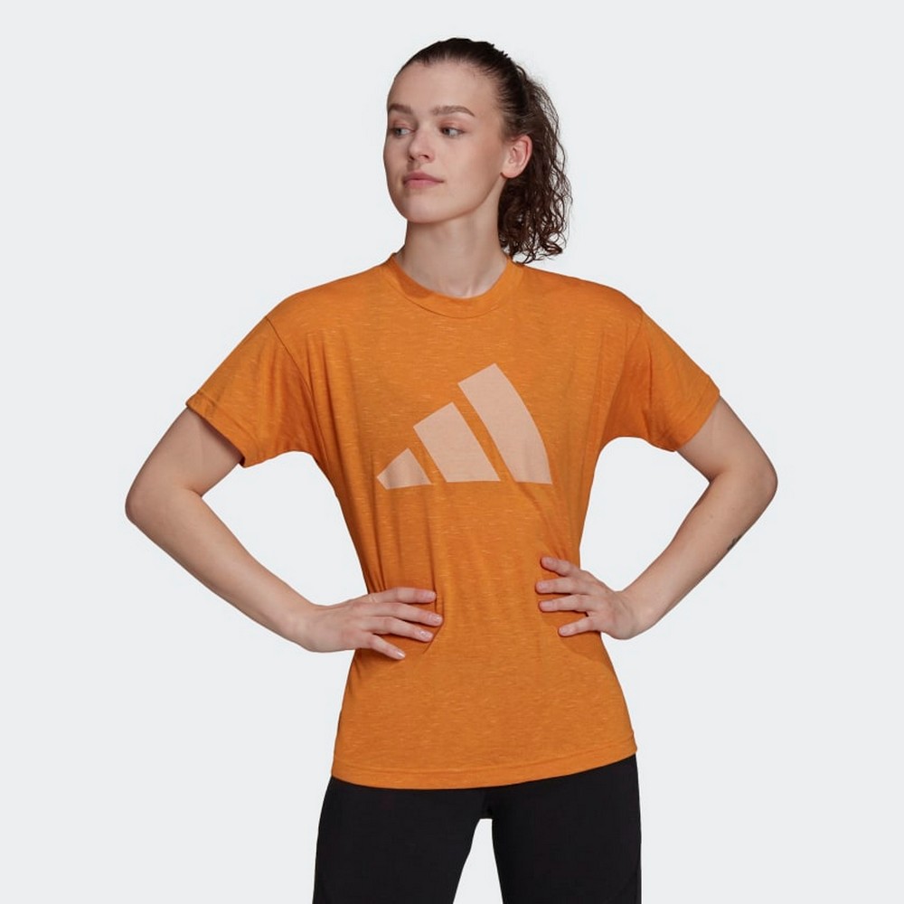 Tricou Adidas W WIN 2.0 TEE XS Portocaliu Femei photo 2