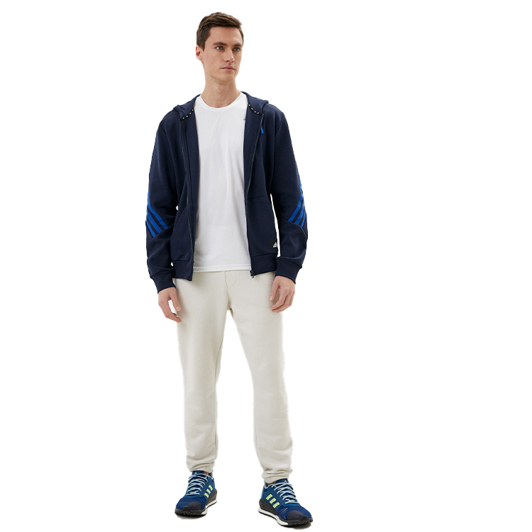Hanorac pt bărbați Adidas M FI 3S FZ S Negru photo 3