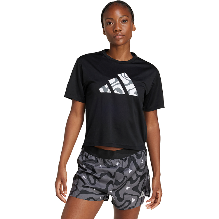 Tricou Adidas RUN IT BL TEE W / Femei / XS / Negru photo 3
