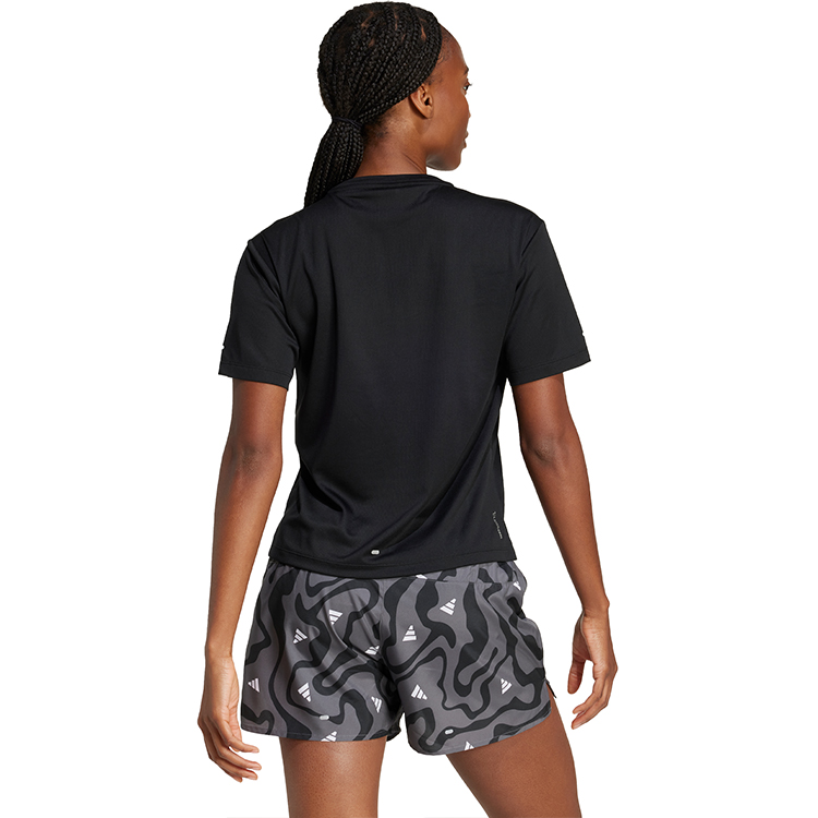 Tricou Adidas RUN IT BL TEE W / Femei / XS / Negru photo 4