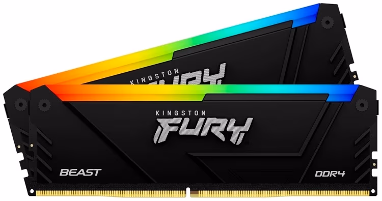 Memorie operativa Kingston FURY® Beast DDR4 RGB DDR4-3600 32GB (Kit of 2*16GB)