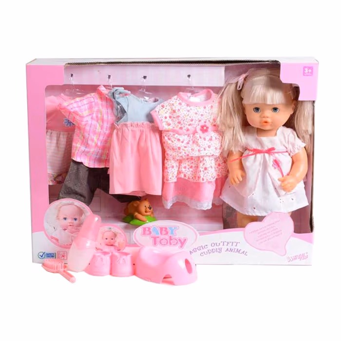 Set păpuşă cu rochiţe 30800-2B
