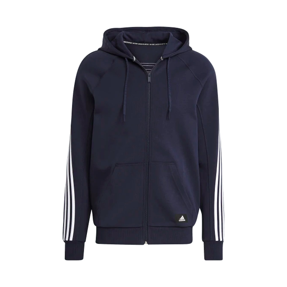 Hanorac pt bărbați Adidas M FI FZ Hood M Albastru photo 1 Hanorac pt bărbați Adidas M FI FZ Hood M Albastru photo 1