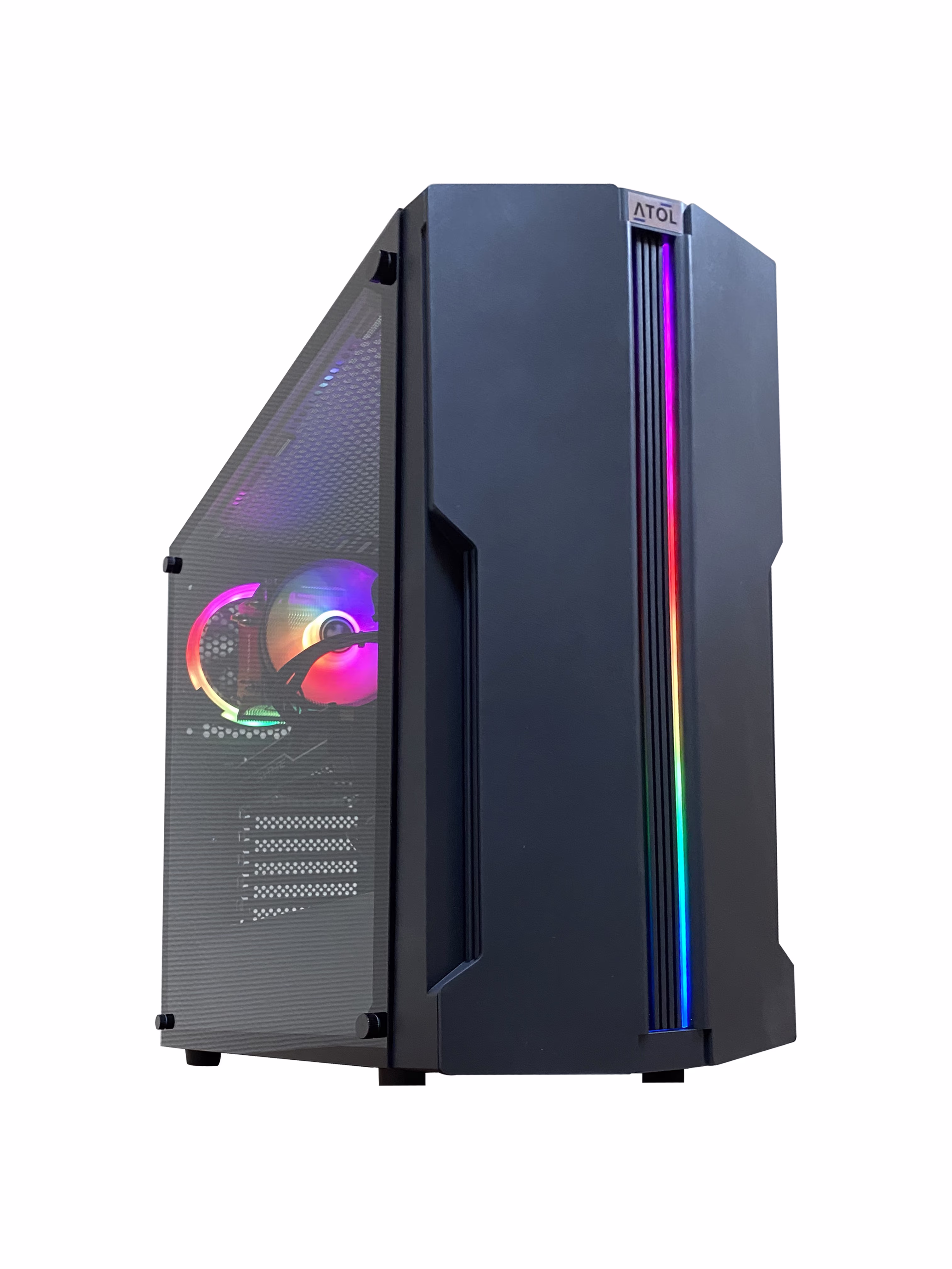 ATOL PC1063MP - Gamer #4 v14: Intel Quad-Core i3-10100F 4C/8T 3.6-4.3GHz/ MB H510M/ RAM 8GB DDR4 3200/ SSD 2.5" 256GB + HDD 3.5" 1.0TB/ VGA GTX1650 D6 AMP! 4GB/ Case Xilence X512.RGB ATX/ PSU 650W, OS Linux 